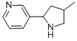 Pyridine, 3-(4-methyl-2-pyrrolidinyl)-(9ci) Structure,603090-13-7Structure