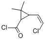 Cyclopropanecarbonyl chloride,3-(2-chloroethenyl)-2,2-dimethyl-(9ci) Structure,60310-79-4Structure