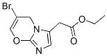 Ethyl 2-(6-bromoimidazo[1,2-a]pyridin-3-yl)acetate Structure,603311-76-8Structure