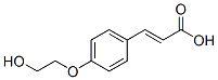 3-4-(2-Hydroxy-ethoxy)-phenyl-acrylic acid Structure,60345-99-5Structure