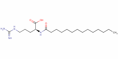 N2-(1-oxotetradecyl)-l-arginine Structure,60372-80-7Structure