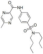 Pyrazinecarboxamide, n-[4-[(dibutylamino)sulfonyl]phenyl]-5-methyl-(9ci) Structure,603945-79-5Structure