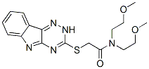 Acetamide, n,n-bis(2-methoxyethyl)-2-(2h-1,2,4-triazino[5,6-b]indol-3-ylthio)-(9ci) Structure,603945-93-3Structure