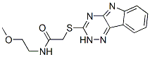 Acetamide, n-(2-methoxyethyl)-2-(2h-1,2,4-triazino[5,6-b]indol-3-ylthio)-(9ci) Structure,603945-97-7Structure