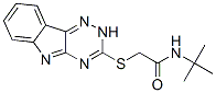 Acetamide, n-(1,1-dimethylethyl)-2-(2h-1,2,4-triazino[5,6-b]indol-3-ylthio)-(9ci) Structure,603946-00-5Structure