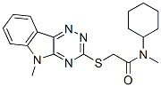 Acetamide, n-cyclohexyl-n-methyl-2-[(5-methyl-5h-1,2,4-triazino[5,6-b]indol-3-yl)thio]-(9ci) Structure,603946-11-8Structure