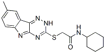 Acetamide, n-cyclohexyl-2-[(8-methyl-2h-1,2,4-triazino[5,6-b]indol-3-yl)thio]-(9ci) Structure,603946-22-1Structure