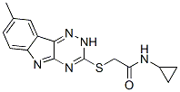 Acetamide, n-cyclopropyl-2-[(8-methyl-2h-1,2,4-triazino[5,6-b]indol-3-yl)thio]-(9ci) Structure,603946-26-5Structure