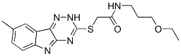 Acetamide, n-(3-ethoxypropyl)-2-[(8-methyl-2h-1,2,4-triazino[5,6-b]indol-3-yl)thio]-(9ci) Structure,603946-31-2Structure