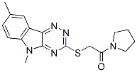 Pyrrolidine, 1-[[(5,8-dimethyl-5h-1,2,4-triazino[5,6-b]indol-3-yl)thio]acetyl]- (9ci) Structure,603946-42-5Structure