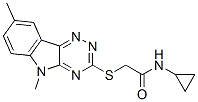 Acetamide, n-cyclopropyl-2-[(5,8-dimethyl-5h-1,2,4-triazino[5,6-b]indol-3-yl)thio]-(9ci) Structure,603946-50-5Structure