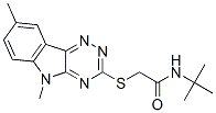 Acetamide, n-(1,1-dimethylethyl)-2-[(5,8-dimethyl-5h-1,2,4-triazino[5,6-b]indol-3-yl)thio]-(9ci) Structure,603946-55-0Structure