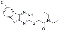 Acetamide, 2-[(8-chloro-2h-1,2,4-triazino[5,6-b]indol-3-yl)thio]-n,n-diethyl-(9ci) Structure,603946-86-7Structure