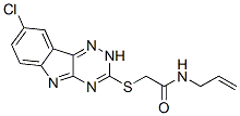 Acetamide, 2-[(8-chloro-2h-1,2,4-triazino[5,6-b]indol-3-yl)thio]-n-2-propenyl-(9ci) Structure,603946-87-8Structure