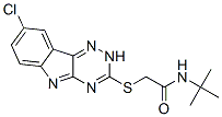 Acetamide, 2-[(8-chloro-2h-1,2,4-triazino[5,6-b]indol-3-yl)thio]-n-(1,1-dimethylethyl)-(9ci) Structure,603946-91-4Structure