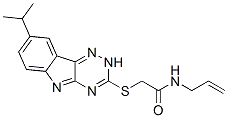 Acetamide, 2-[[8-(1-methylethyl)-2h-1,2,4-triazino[5,6-b]indol-3-yl]thio]-n-2-propenyl-(9ci) Structure,603947-22-4Structure