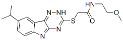 Acetamide, n-(2-methoxyethyl)-2-[[8-(1-methylethyl)-2h-1,2,4-triazino[5,6-b]indol-3-yl]thio]-(9ci) Structure,603947-33-7Structure