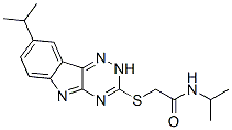 Acetamide, n-(1-methylethyl)-2-[[8-(1-methylethyl)-2h-1,2,4-triazino[5,6-b]indol-3-yl]thio]-(9ci) Structure,603947-36-0Structure