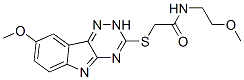 Acetamide, n-(2-methoxyethyl)-2-[(8-methoxy-2h-1,2,4-triazino[5,6-b]indol-3-yl)thio]-(9ci) Structure,603947-49-5Structure