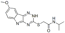 Acetamide, 2-[(8-methoxy-2h-1,2,4-triazino[5,6-b]indol-3-yl)thio]-n-(1-methylethyl)-(9ci) Structure,603947-50-8Structure