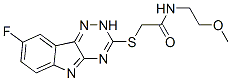 Acetamide, 2-[(8-fluoro-2h-1,2,4-triazino[5,6-b]indol-3-yl)thio]-n-(2-methoxyethyl)-(9ci) Structure,603948-02-3Structure