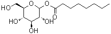 Octanoyl d-glucopyranoside Structure,60415-65-8Structure