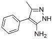 5-Methyl-4-phenyl-2h-pyrazol-3-ylamine Structure,60419-81-0Structure