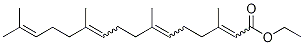 3,7,11,15-Tetramethylhexadeca-2,6,10,14-tetraenoic acid ethyl ester Structure,60437-17-4Structure