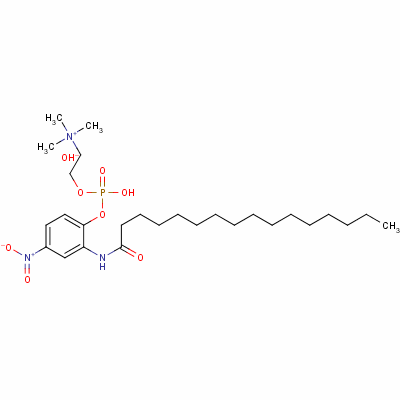 2-N-hexadecanoylamino-4-nitrophenylphosphorylcholine Structure,60438-73-5Structure