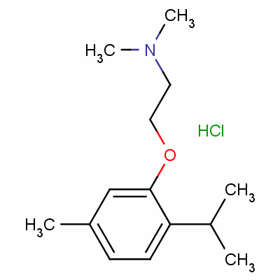 2-[2-(Isopropyl)-5-methylphenoxy]ethyl (dimethyl)ammonium chloride Structure,60439-42-1Structure