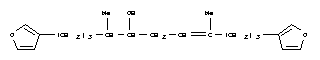 α-[(2e)-6-(3-furanyl)-3-methyl-2-hexenyl ]-β-methyl-3-furan-1-pentanol Structure,60463-88-9Structure