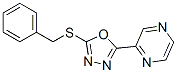 Pyrazine, [5-[(phenylmethyl)thio]-1,3,4-oxadiazol-2-yl]-(9ci) Structure,604740-34-3Structure