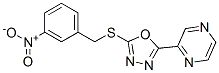 Pyrazine, [5-[[(3-nitrophenyl)methyl]thio]-1,3,4-oxadiazol-2-yl]-(9ci) Structure,604740-35-4Structure