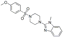 Piperazine, 1-[(4-methoxyphenyl)sulfonyl]-4-(1-methyl-1h-benzimidazol-2-yl)-(9ci) Structure,604741-60-8Structure