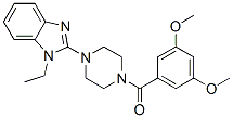 Piperazine, 1-(3,5-dimethoxybenzoyl)-4-(1-ethyl-1h-benzimidazol-2-yl)-(9ci) Structure,604741-70-0Structure