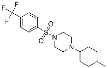 Piperazine, 1-(4-methylcyclohexyl)-4-[[4-(trifluoromethyl)phenyl]sulfonyl]-(9ci) Structure,604762-08-5Structure