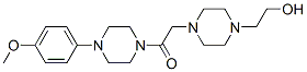 Piperazine, 1-[[4-(2-hydroxyethyl)-1-piperazinyl]acetyl]-4-(4-methoxyphenyl)-(9ci) Structure,604762-71-2Structure