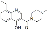 Piperazine, 1-[(8-ethyl-4-hydroxy-3-quinolinyl)carbonyl]-4-methyl-(9ci) Structure,604773-72-0Structure