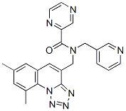 Pyrazinecarboxamide, n-[(7,9-dimethyltetrazolo[1,5-a]quinolin-4-yl)methyl]-n-(3-pyridinylmethyl)-(9ci) Structure,604778-43-0Structure