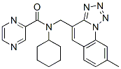 Pyrazinecarboxamide, n-cyclohexyl-n-[(8-methyltetrazolo[1,5-a]quinolin-4-yl)methyl]-(9ci) Structure,604778-70-3Structure