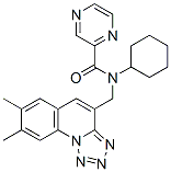 Pyrazinecarboxamide, n-cyclohexyl-n-[(7,8-dimethyltetrazolo[1,5-a]quinolin-4-yl)methyl]-(9ci) Structure,604779-60-4Structure