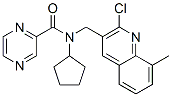 Pyrazinecarboxamide, n-[(2-chloro-8-methyl-3-quinolinyl)methyl]-n-cyclopentyl-(9ci) Structure,604780-15-6Structure