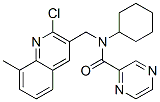 Pyrazinecarboxamide, n-[(2-chloro-8-methyl-3-quinolinyl)methyl]-n-cyclohexyl-(9ci) Structure,604780-22-5Structure