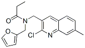 Propanamide, n-[(2-chloro-7-methyl-3-quinolinyl)methyl]-n-(2-furanylmethyl)-(9ci) Structure,604780-60-1Structure