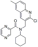 Pyrazinecarboxamide, n-[(2-chloro-6-methyl-3-quinolinyl)methyl]-n-cyclohexyl-(9ci) Structure,604780-80-5Structure