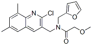 Acetamide, n-[(2-chloro-6,8-dimethyl-3-quinolinyl)methyl]-n-(2-furanylmethyl)-2-methoxy-(9ci) Structure,604782-39-0Structure