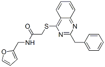 Acetamide, n-(2-furanylmethyl)-2-[[2-(phenylmethyl)-4-quinazolinyl]thio]-(9ci) Structure,604793-36-4Structure