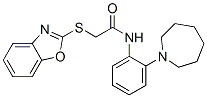 Acetamide, 2-(2-benzoxazolylthio)-n-[2-(hexahydro-1h-azepin-1-yl)phenyl]-(9ci) Structure,604795-50-8Structure