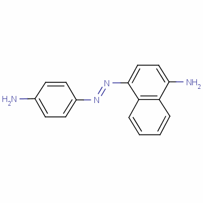 1-Naphthalenamine, 4-[(4-aminophenyl)azo]- Structure,6054-48-4Structure