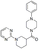 Piperazine, 1-phenyl-4-[[1-(2-pyrimidinyl)-3-piperidinyl]carbonyl]-(9ci) Structure,605624-01-9Structure